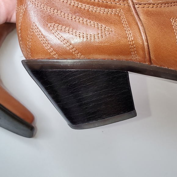 Cathy Jean Genuine Leather Cowboy boots size 6 - Picture 4 of 8